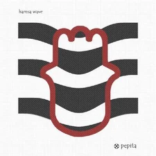 Hamsa Wave Needlepoint Kit or Canvas