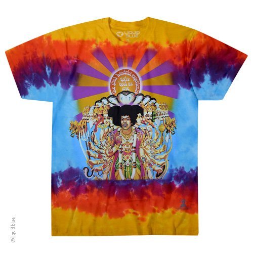 JIMI HENDRIX-AXIS BOLD AS LOVE-TIE DYE T-SHIRT S,M,L,XL,2X,3X,6X
