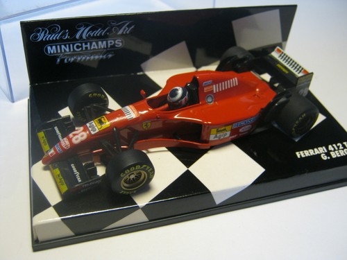 1:43 Ferrari 412T2 (G) . Berger 1995 Minichamps 430950028 Conf. Orig. - Afbeelding 1 van 2