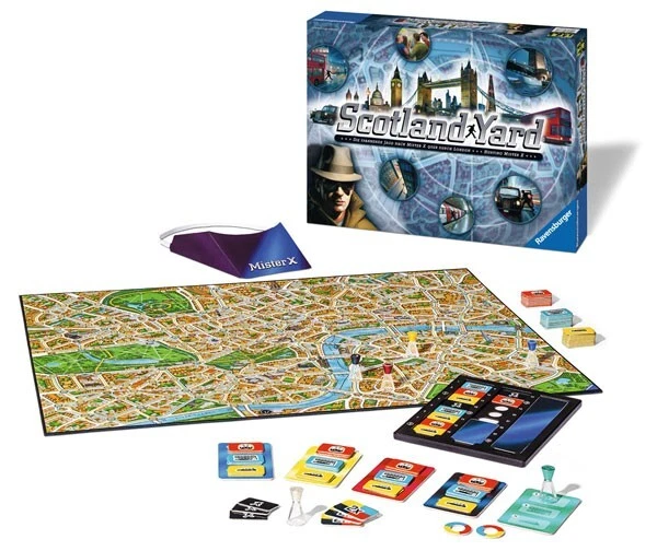 Ravensburger Scotland Yard Jubi Edition Detective Strategy Game Hunt Mister X - Image 3 of 3