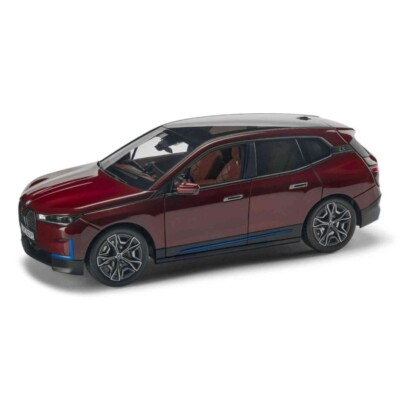 NEU BMW MINIATUR iX M60 ROT DIECAST MODELL 1:18 80435A8F297
