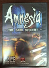 Amnesia The Dark Descent (Horror Video Game Windows PC 2011) Very Good+!!