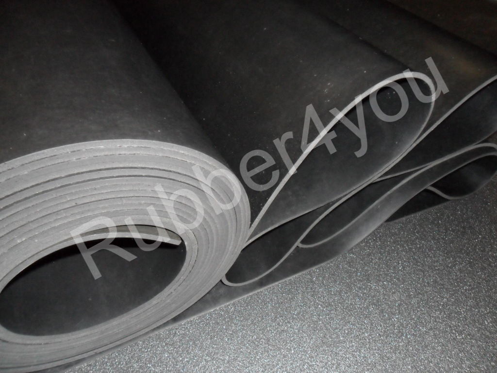Schwarze Massiv-Gummi-Folie – 1 M X 1,2 M In Vers Produktbild-Vorschau 2