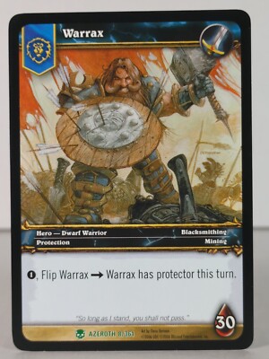 Warrax - Heroes of Azeroth - 8/361 - singles - Warcraft TCG - U | eBay