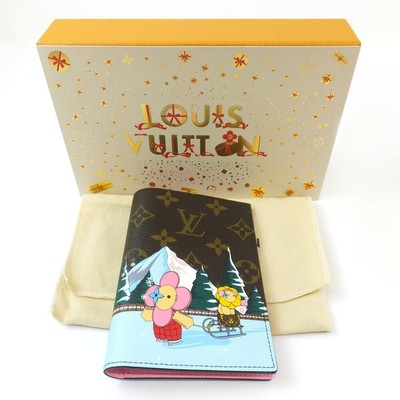 Louis Vuitton Monogram NM Passport Cover Vivienne Holiday M82621 Ice Skating
