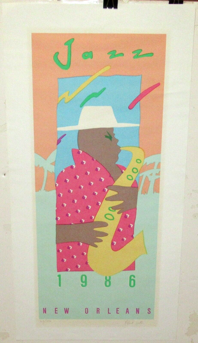 ROBERT GUTHRIE NEW ORLEANS 1986 LIMITED EDITION HAND SIGNED