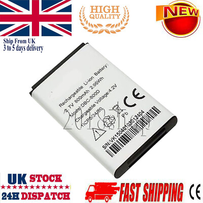 DBC-800D DBP-800B Battery for Doro Phone Easy 6520 6050 6526 6030 - Main Image