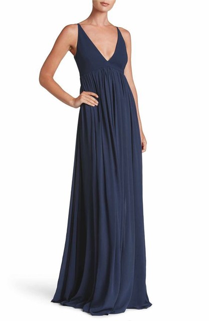 navy blue crepe dress