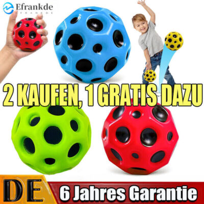 Astro Jump Ball Moon Ball Hohe Springender Gummiball Elastische Kugel Kids Party