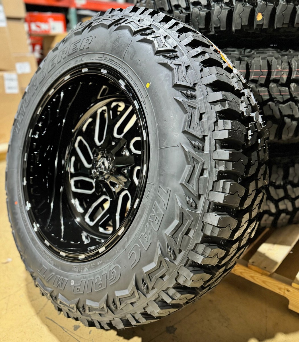 4) 20x12 Fuel D581 Triton Black Wheels 37