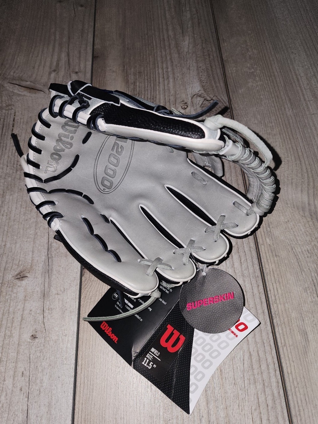 Wilson A2000 11.5 inch Baseball Glove Gray 97512539104 eBay