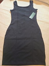 Women's Sleeveless Seamed Bodycon Dress - Wild Fable Black Size XS
