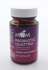 MOM's Organic PROBIOTIC QUATTRO 15 Billion Active Cells - 50 Caps - EXP: 05/2026