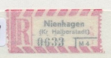 76708) DDR, AKZ Reco-Zettel Nienhagen (Kr Halberstadt)