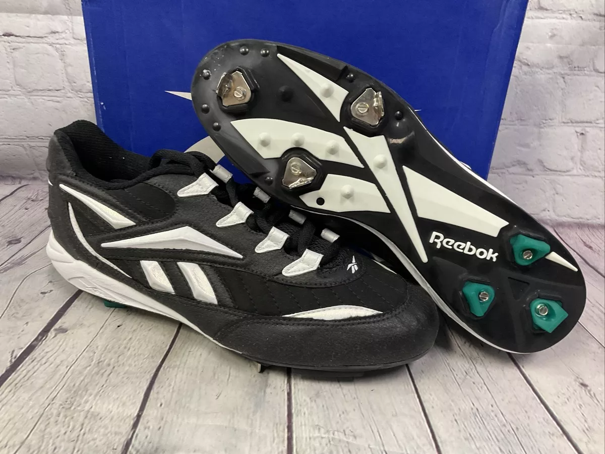 Reebok Series Change Mens Baseball Shoes Size 12 Black White New