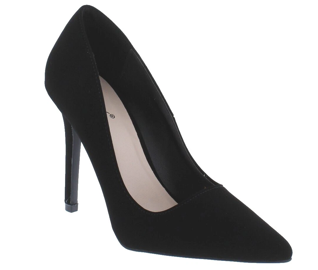 Туфли на каблуках Qupid черные для женщин
