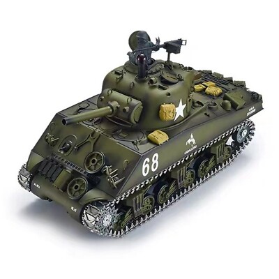 Henglong RC Tank 1:16 US M4A3 Sherman RC Midium Metal Tank for Adult Pro Version