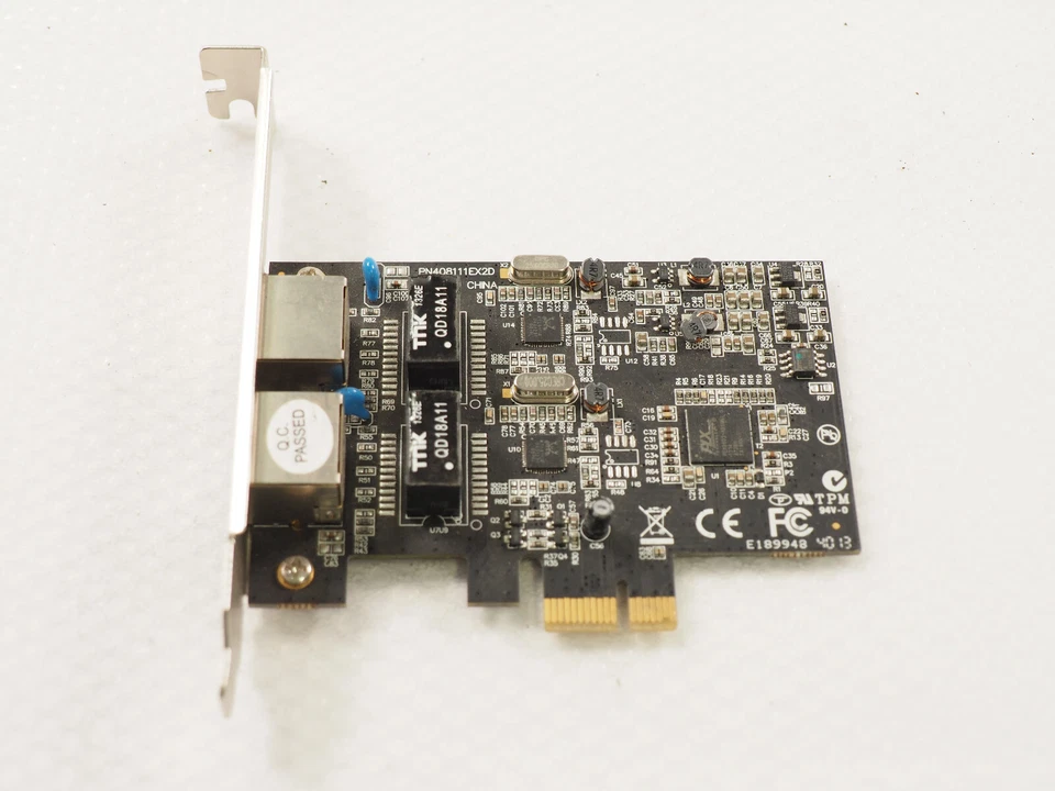 Syba SY-PEX24028 Scheda Di Rete PCI-e x1 Gigabit Ethernet A 2 Porte Alta Profilo - Immagine 2 di 4