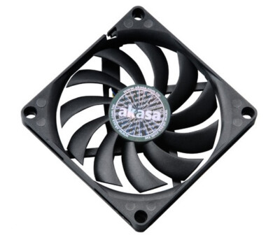 Akasa AK-FN076 computer cooling system Computer case Fan 8 cm Black