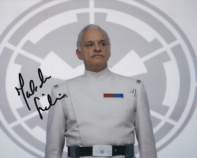 MALCOLM SINCLAIR signed autograph 20x25cm STAR WARS ANDOR in person autograph