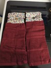 HANDMADE HANGING KITCHEN TOWELS Flower Theme Dish towels (2) — photo 1