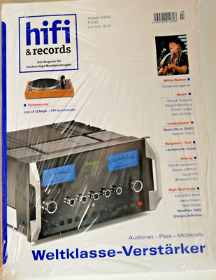 HiFi & Records 3/2008 Audionet Pass McIntosh Revel Ultima GEM 2 Linn LP 12 Majik