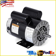 3.7HP SPL Air Compressor Electric Motor 230V 3450 RPM with 5/8" Keyed Shaft 60Hz