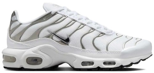 NIKE AIR MAX PLUS SE WHITE CHROME SILVER Size 6 HJ9743-100 | eBay