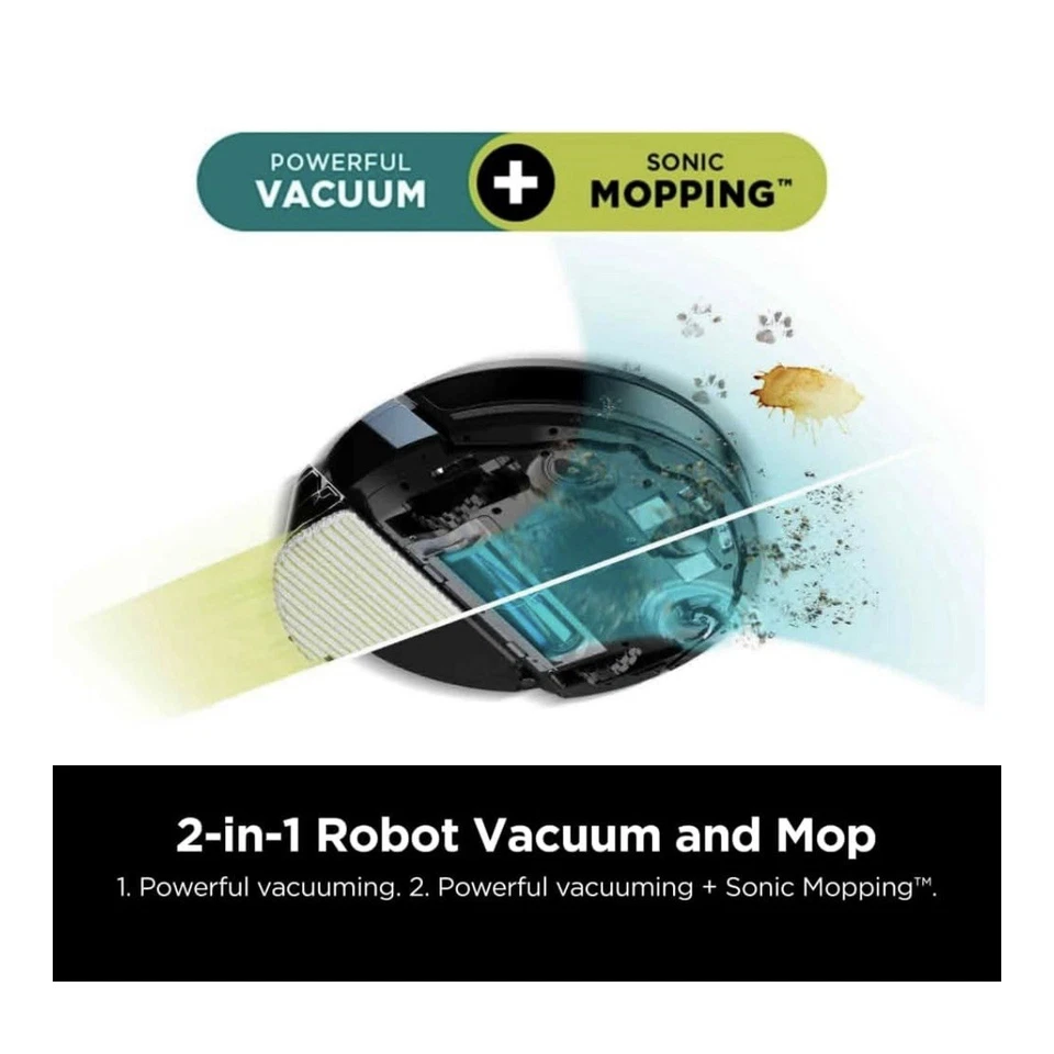 Shark RV2620W AI Ultra Robot Vacuum and Mop with Matrix Clean Navigation - Image 2 of 4