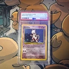 1999 WOTC Pokémon TCG Mewtwo Holo Rare Base Set, Unlimited, PSA 5 Vintage