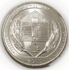 2015 P Homestead Nebraska National Park Quarter ATB Gem Uncirculated Free Post 