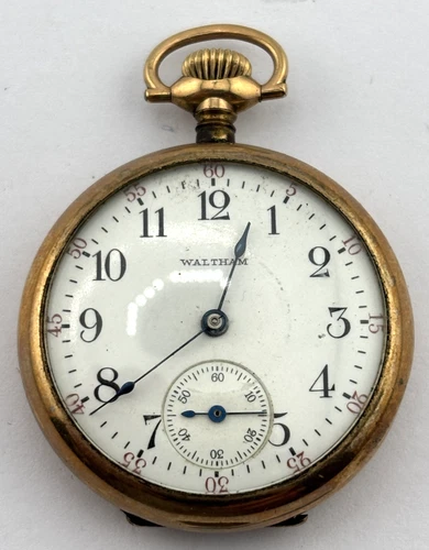 Waltham Antique Mechanical Pocket Watch 7J  0s  Gr.100  15882256   DOESN'T WORK