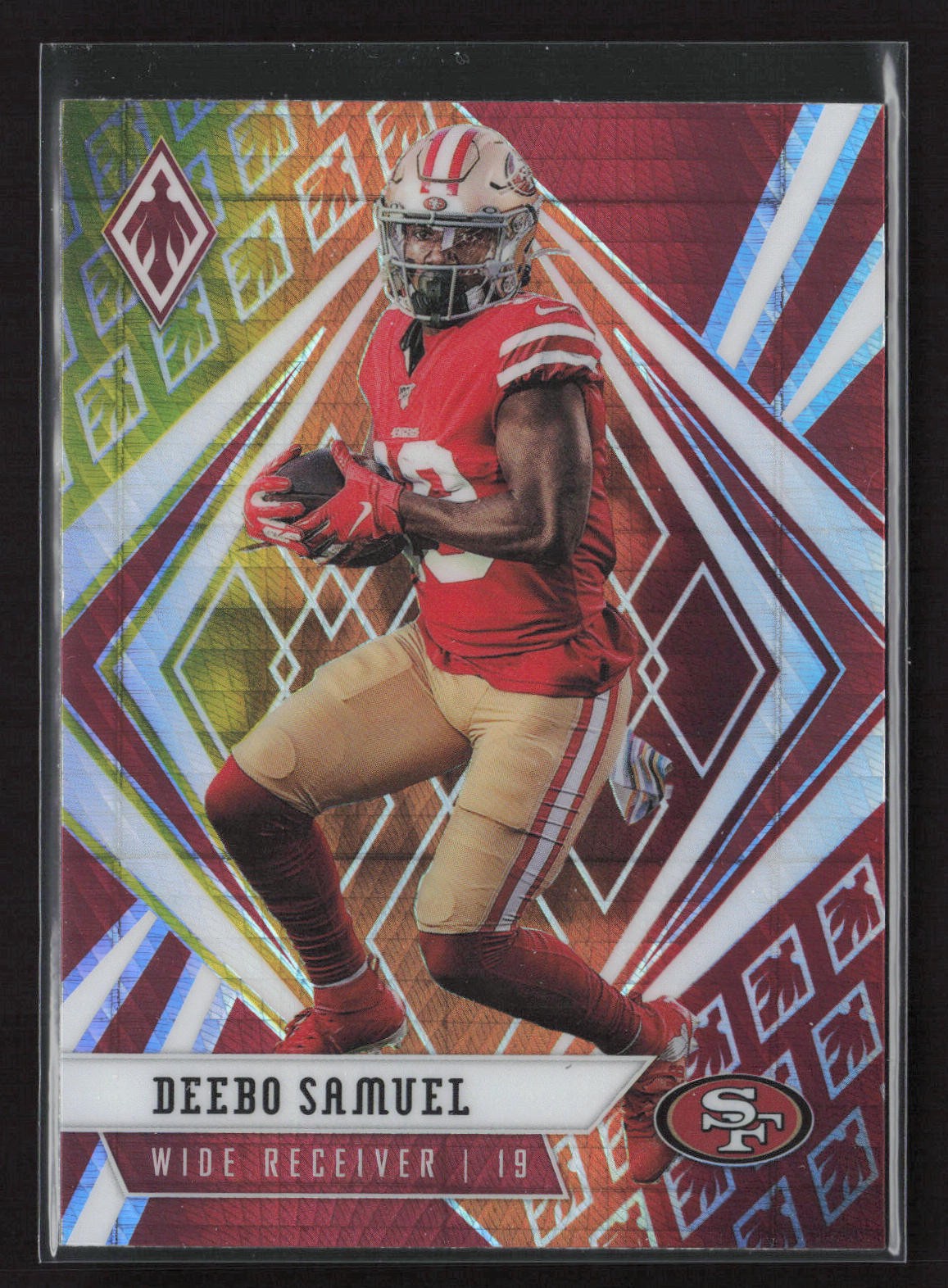 2020 Panini Phoenix #83 Deebo Samuel Fire Burst A23