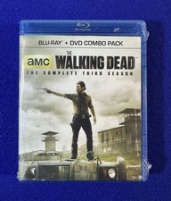 The Walking Dead - The Complete Third Season Sealed Blu-Ray  DVD Combo Pack