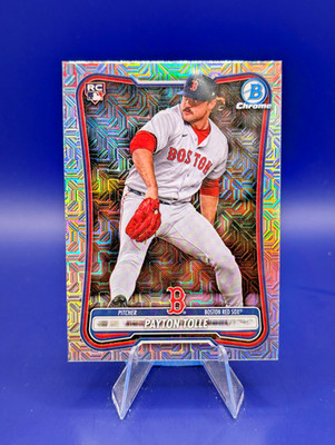 2026 Bowman Mega Box Payton Tolle #26 Chrome Mojo Refractor RC Red Sox