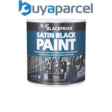 Blackfriar BF0520003E1 Satin Black Paint 500ml BKFSB500