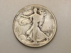 1916-D 50C WALKING LIBERTY SILVER HALF DOLLAR OBVERSE MINT MARK