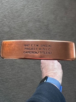 Scotty Cameron E.T.W. Special Project X-S.L.C. Putter w/ Copper Finish COA 35''
