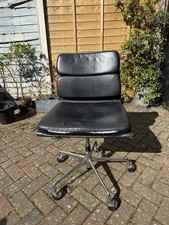 Eames Style Faux Leather Office Chair