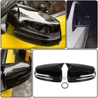 Gloss Black Wing Mirror Cover Caps for Mercedes Benz W204 W176 W212 C63 CLA250 *