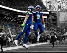 Jaxon Smith Njigba Kenneth Walker Seattle Seahawks Signed Photo Autograph Print