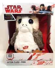 Disney Star Wars: The Last Jedi Action Porg Plush New in Box Works See Pics