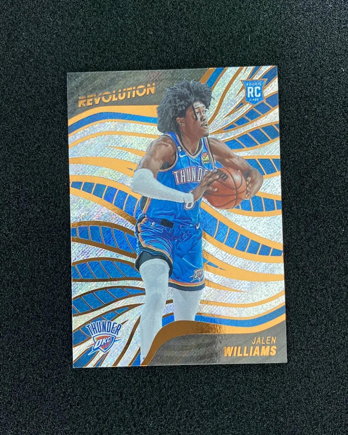 2022-23 Panini Revolution Jalen Williams #124 RC Rookie Thunder FR28