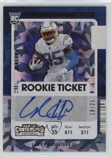 2021 Contenders Rookie Cracked Ice Ticket 18/21 Larry Rountree III #234 Auto 8gd