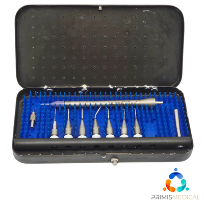 #ad Alcon Ultra Flow Iamp;A Set Ophthalmic Irrigation Aspiration with Tips Case $225.00