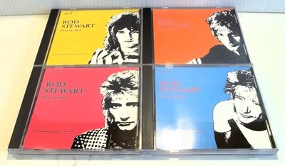 Lot of 4 Rod Stewart CD's, ''Storyteller, The Complete Anthology, 1964-1990''