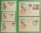 DR WHO 1949 GERMANY (5) FDC STAMP ANIV R75286