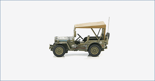 Jeep Willys MB-5th Army 101st MP-Italia 1945 Nuevo de Lote Antiguo/Hobby Master 1:48 EE. UU. Willys - Imagen 8 de 12