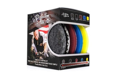 The Rag Company - Buff and Shine Reflection Artist Complete 6 Buffing Kit - C...