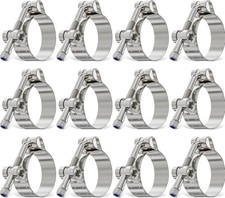 12pack 1 Inch T Bolt Hose Clamp304 Stainless Steel Heavy Duty Hose Clamp 12pack 1 Inch T Bolt Hose Clamp304 Stainless Steel Heavy Duty Hose Clamp